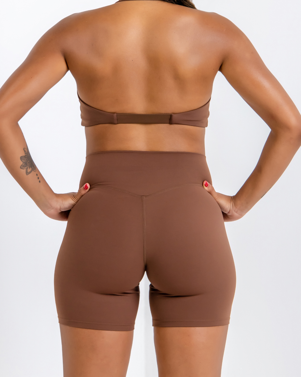 Vital Flow Shorts by Lacobra Fit – high-waisted women’s activewear shorts designed for gym training, running, yoga, and everyday comfort with a flexible performance fit.