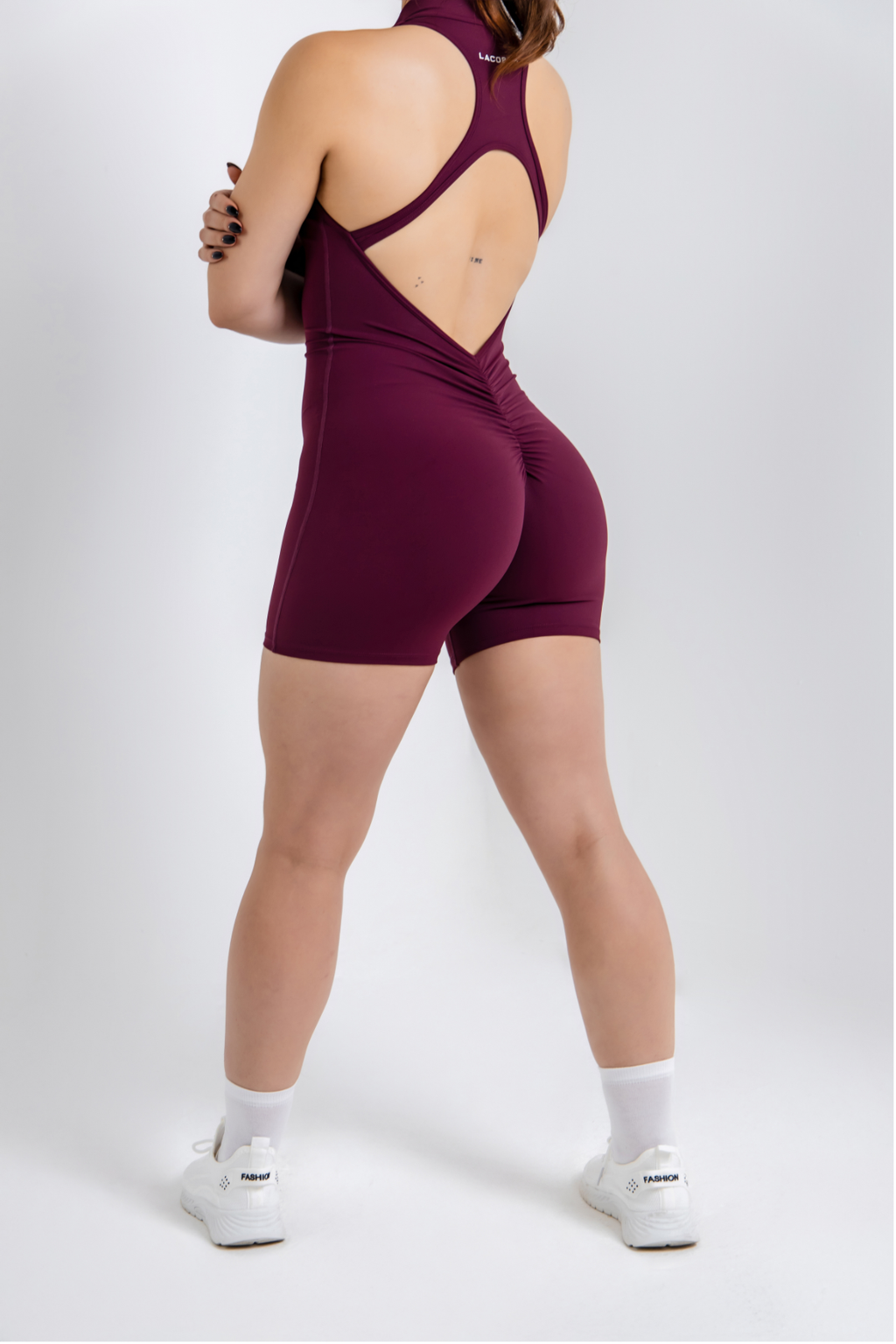 Vital Flow jumpsuit for women, form-fitting activewear designed with stretch fabric for comfort, support, and flexibility during workouts, training, and everyday athletic wear.