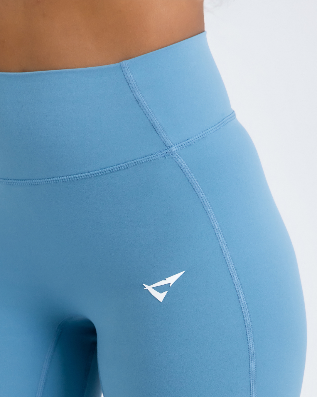 Sky wave blue Vital Flow high-waist leggings for women designed for gym, yoga, and activewear performance